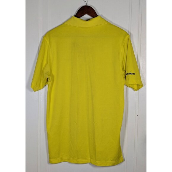 Adidas TaylorMade Golf Polo Shirt Men's Small Yellow RBZ Stage 2 Embroidered - Picture 2 of 3
